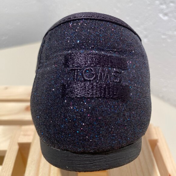 Toms Women's Alpargata Classic Canvas Glitter Flats - Picture 10 of 14